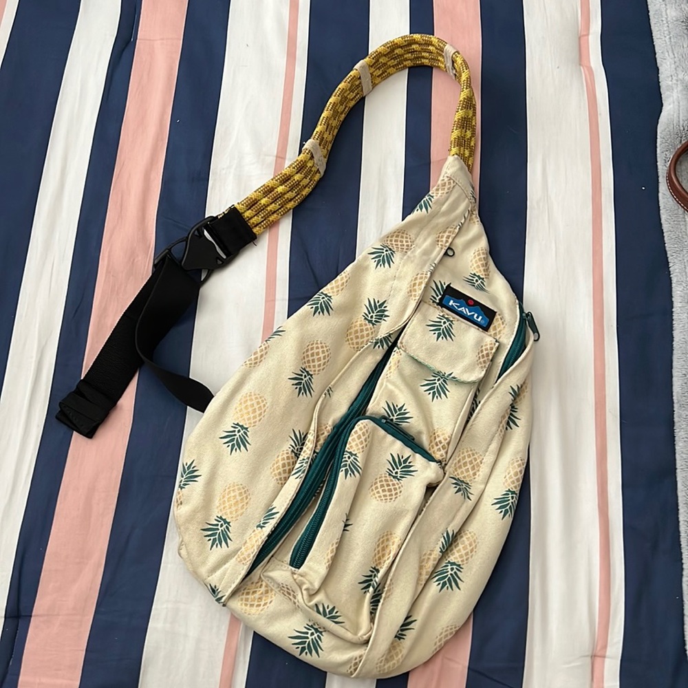 Kavu Pineapple Crossbody Backpack